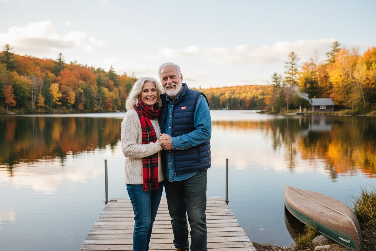Canadian senior couple